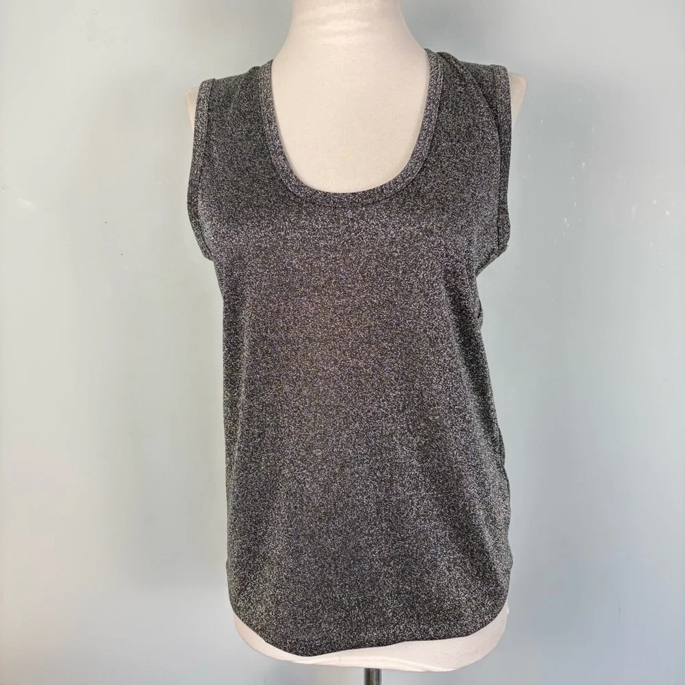 Sparkly Silver Sleeveless Top - Picture 8 of 9